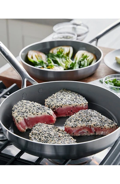 Greenpan Gp5 10-piece Nonstick Stainless Steel Cookware Set In Stainless Steel