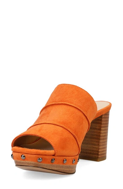 Shop Pelle Moda Amery Sandal In Oxide Orange