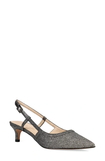 Shop Pelle Moda Deena 2 Slingback Pump In Pewter