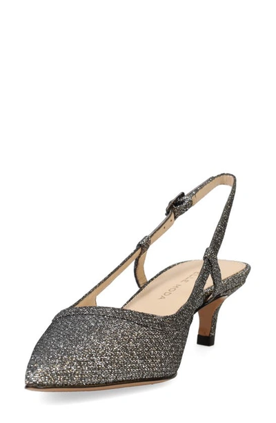 Shop Pelle Moda Deena 2 Slingback Pump In Pewter