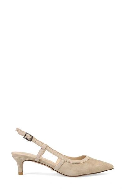 Shop Pelle Moda Deena Slingback Pump In Mushroom