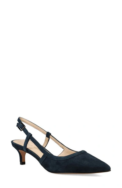 Shop Pelle Moda Deena Slingback Pump In Midnight