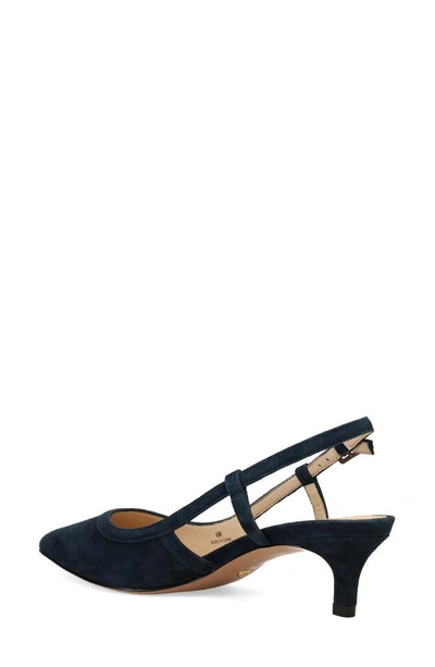 Shop Pelle Moda Deena Slingback Pump In Midnight