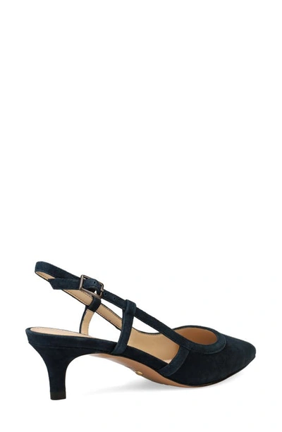 Shop Pelle Moda Deena Slingback Pump In Midnight