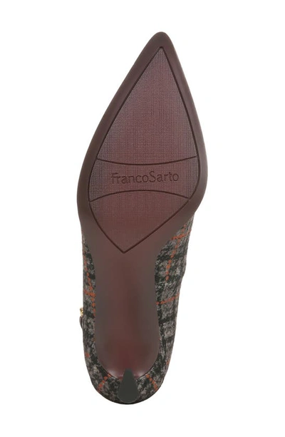 Shop Franco Sarto Danielle Ankle Strap Pointed Toe Pump In Grey