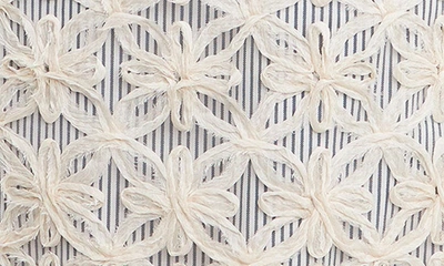 English Factory Ribbon Embroidery Minidress In Off White