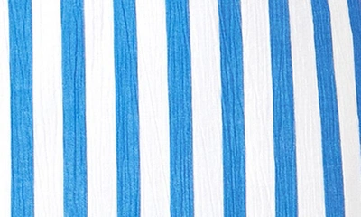 Shop English Factory Stripe Blazer In Blue Stripe
