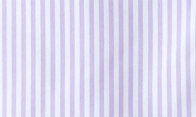 Shop English Factory Stripe Colorbock Button-up Shirt In Lilac