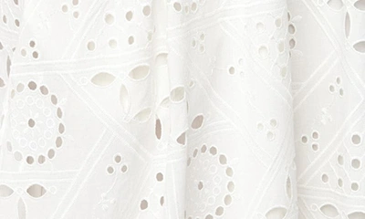 English Factory Broderie Anglaise Cotton Sundress In White