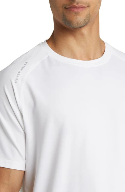 Shop Peter Millar Aurora Performance T-shirt In White