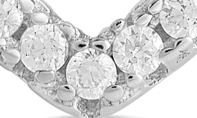 Shop Lily Nily Kids' Cubic Zirconia Open Heart Stud Earrings In White