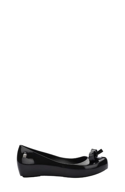 Melissa Kids' Ultragirl Bow Flat In Black