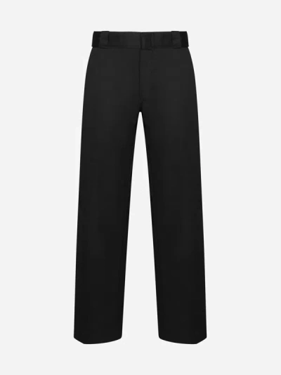 Shop Dickies 874 Flex Cotton-blend Trousers In Black