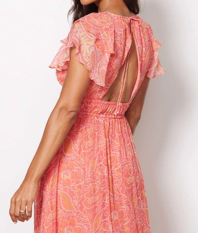 Cleobella Hannah Maxi Dress In Blossom Block Print In Multi