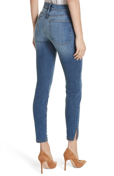 Frame Le High Rise Skinny Jean In Hazelwood In Multi