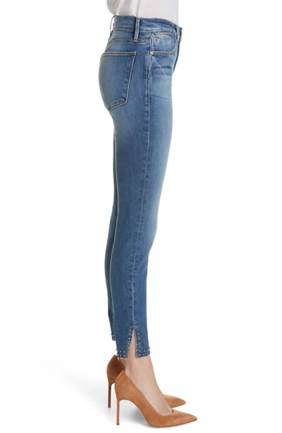 Frame Le High Rise Skinny Jean In Hazelwood In Multi