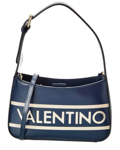 Valentino By Mario Valentino Kai Lavoro Leather Crossbody In Blue