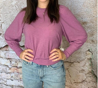Shop Another Love Long Sleeve Lilac Top In Purple