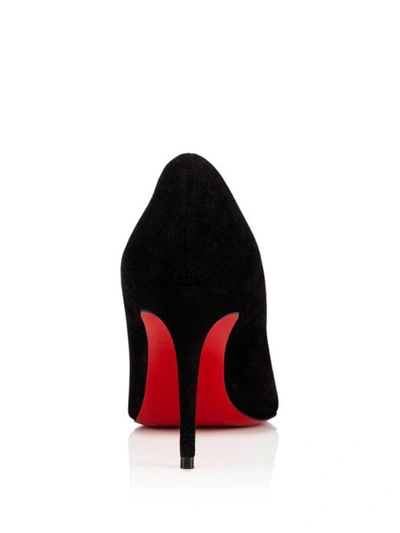 Shop Christian Louboutin Suede 85 Women's Décolleté In Black