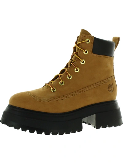 Shop Timberland Sky Womens Ankle Lace Up Combat & Lace-up Boots In Multi