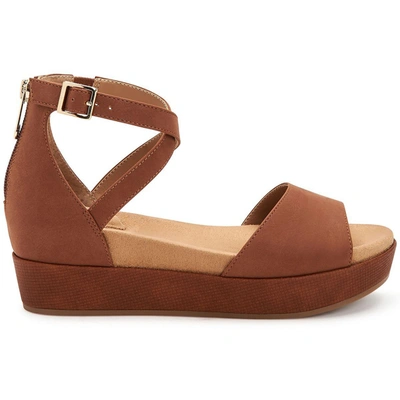 Shop Giani Bernini Ellenaa Womens Zipper Peep Toe Platform Sandals In Multi