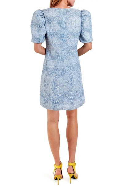 Shop As By Df Ischia Print Dress In Blue