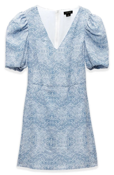 Shop As By Df Ischia Print Dress In Blue