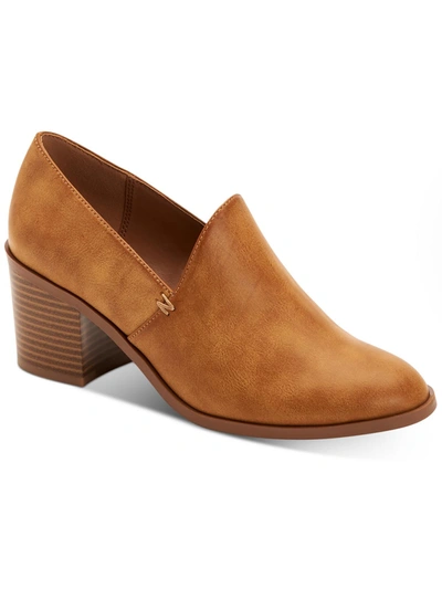 Shop Style & Co Fiskaa Womens Faux Leather Slip On Loafers In Multi