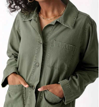 Electric & Rose Navarro Twill Jacket In Yinyang Army In Multi