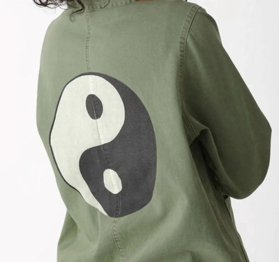 Electric & Rose Navarro Twill Jacket In Yinyang Army In Multi