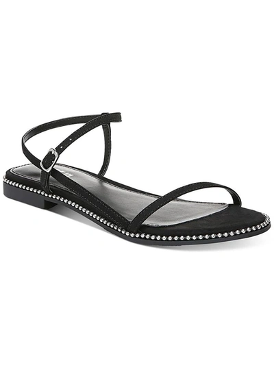 Shop Bar Iii Pami Womens Strappy Open Toe Flatform Sandals In Black