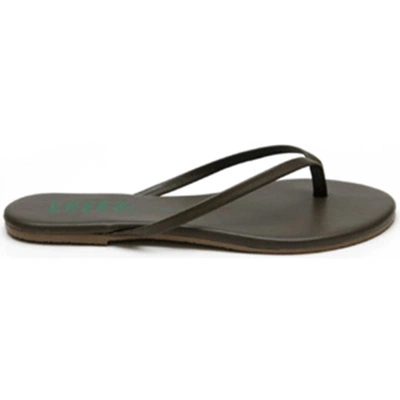 Tkees French Tips Sandal In Grey Cobra In Multi