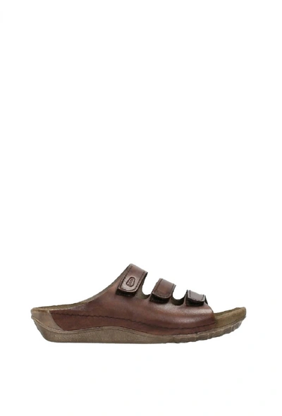 Shop Wolky Nomad Sandal In Cognac In Green