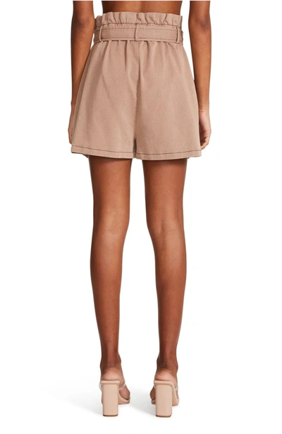 Bb Dakota Seaside Cinch Short In Tan In Multi