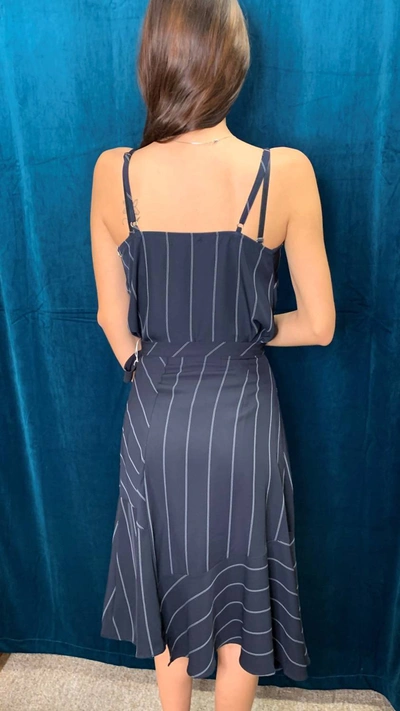 Bishop + Young Marisa Cami Stripe In Navy And White In Multi