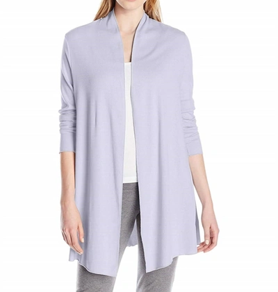 Shop Pj Harlow Amelia Knit Cardigan In Lavender In Purple