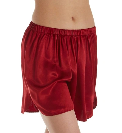 Shop Pj Harlow Brittany Satin Short In Red