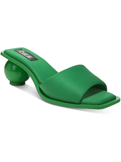 Shop Bar Iii Cayymen Womens Slide Shoes Pumps In Green