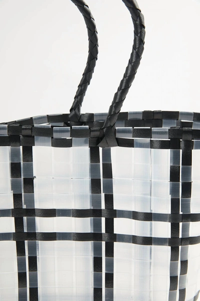 Lucca Hamptons Basket Tote In Black