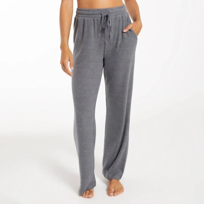 Shop Z Supply Go With The Flow Pant In Pewter In Grey