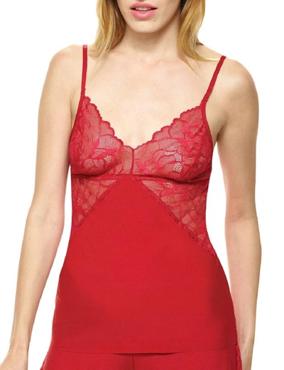 Shop Commando Women's Love + Lust Cami In Ruby Red
