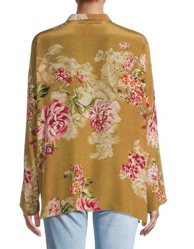 Johnny Was Vintage Rose Mara Blouse In Multi