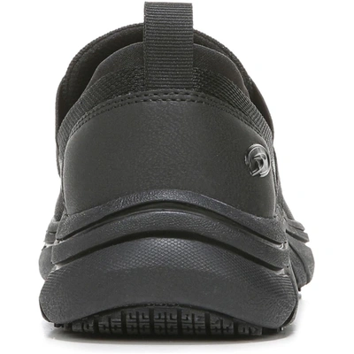 Dr. Scholl's Shoes Got It Gore Womens Slip On Comfort Work And Safety Shoes In Black