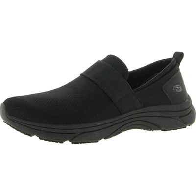 Dr. Scholl's Shoes Got It Gore Womens Slip On Comfort Work And Safety Shoes In Black