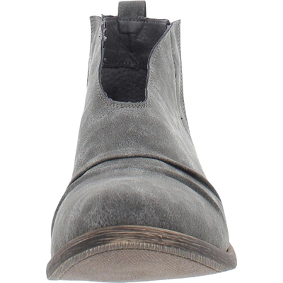 Shop Very G Juliana Womens Faux Suede Casual Ankle Boots In Grey