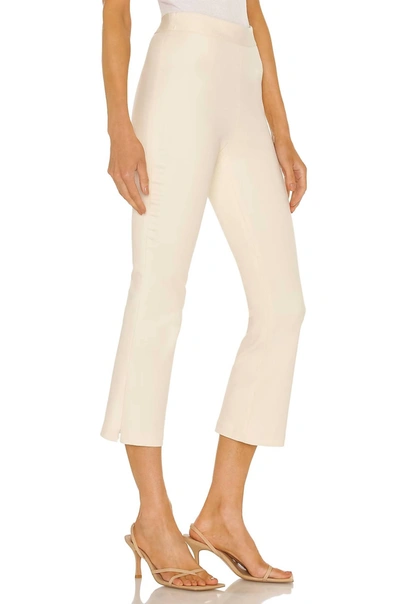 Shop Bailey44 Andy Twill Crop Pants In Ivory In Multi