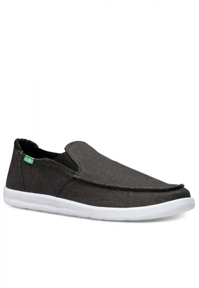 Sanuk Men Hi Five Sidewalk Surfer Shoe In Black