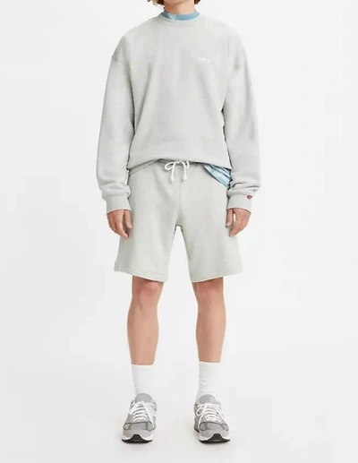 Levi's Red Tab Sweatshorts In Light Mist In Multi