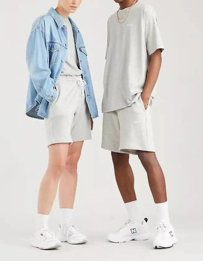 Levi's Red Tab Sweatshorts In Light Mist In Multi
