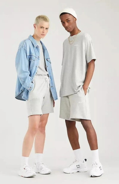 Levi's Red Tab Sweatshorts In Light Mist In Multi